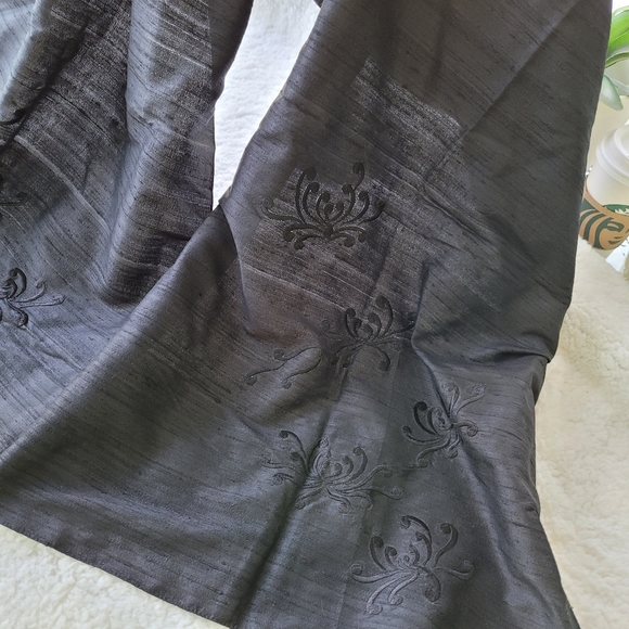 Dupionni Silk Shawl~Scarf NWT, ZAZOU 20x75" - Picture 4 of 16